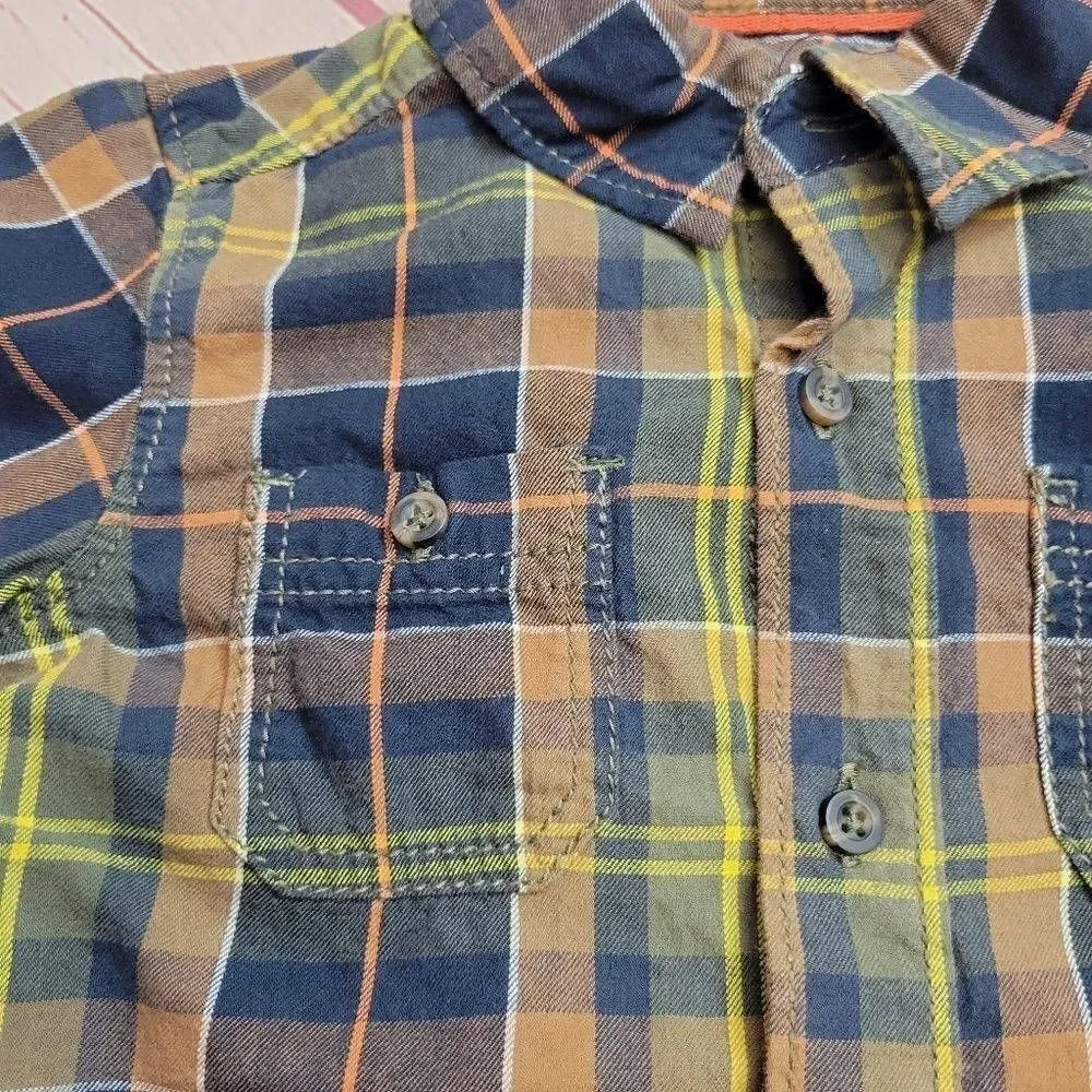 Carter's plaid buttondown shirt 24mo